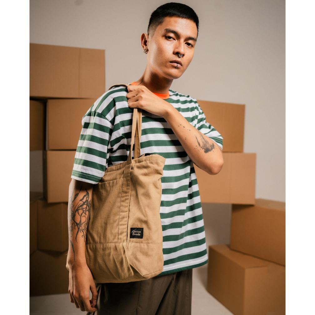 PROMO` COTTON GOODS TOTE BAG BABY KANVAS TAS SIMPLE UNISEX