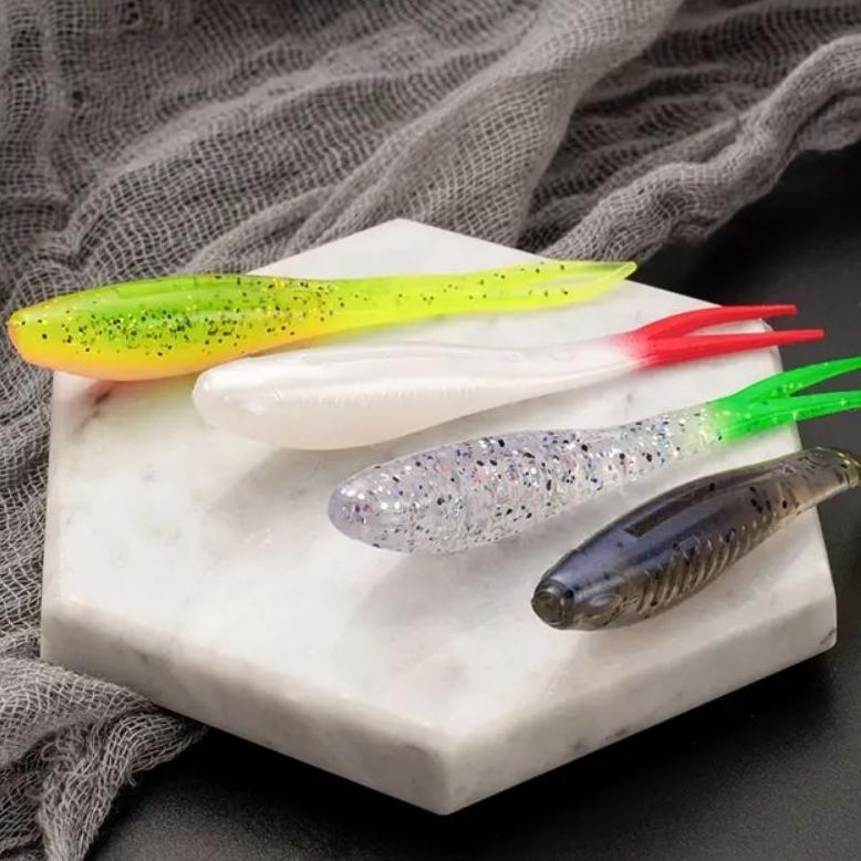 READYGan- Umpan Pancing Soft Lure 8cm Johncoo (1 bungkus isi 6 biji)