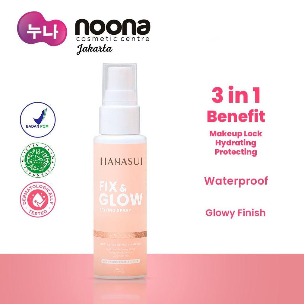 JaminanDonk- HANASUI FIX & GLOW SETTING SPRAY 60ML -NJ