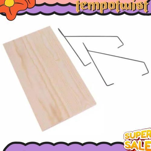 Rak dinding besi serbaguna rak bumbu dapur dekorasi kayu hanging rack shelf Produk baru