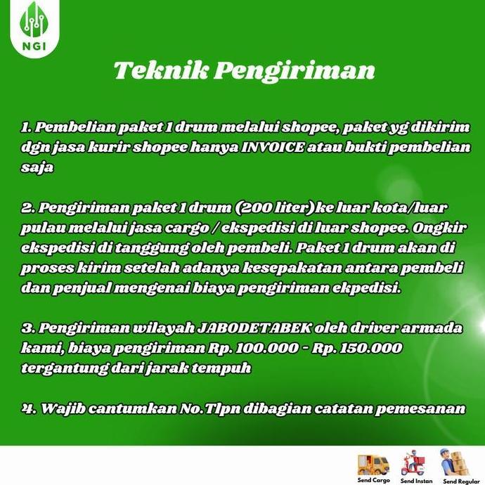 Lansungkirim- Pelarut Parfum Laundry  / Metanol Pembersih Cairan 1 Drum 200 Liter