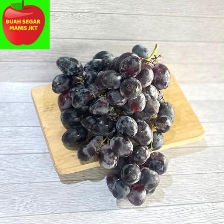 ANGGUR HITAM NON BIJI BLACK SEEDLESS SUMMER ROYAL AUTUMN GRAPES