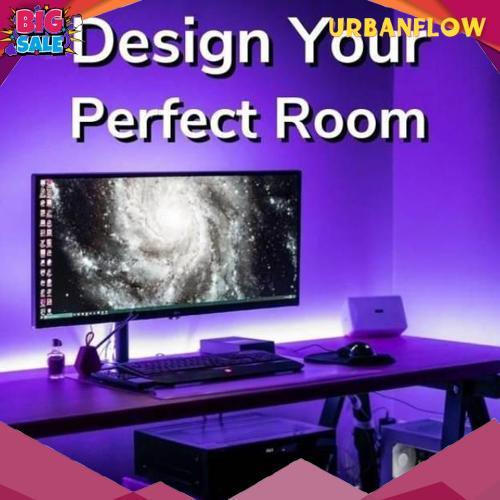 [Waterproof] Lampu led strip rgb 16 warna lampu kamar neon tiktok Harga Grosir