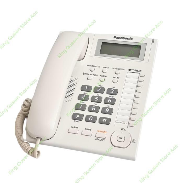 TERBARU Telepon Kabel / Telepon Rumah Panasonic KX-TS825 Putih