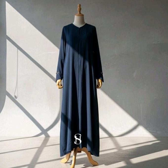 Hijabsal Gamis Syar'i Kinara Bahan Mazen Anti UV Original by Sultan