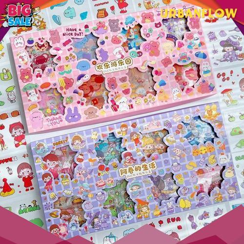 200 lembar Sticker Box PVC Jumbo Size Stiker Termurah