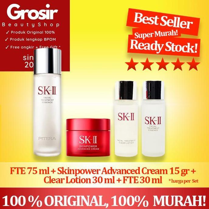 SK-II SK II SK2 SK-2 Paket Pitera Welcome Kit + FTE 30 ml