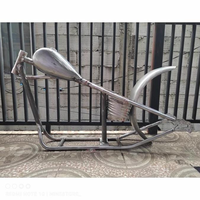 Paket hemat rangka/frame chopper,tangki peanut, spakbor,box Promo