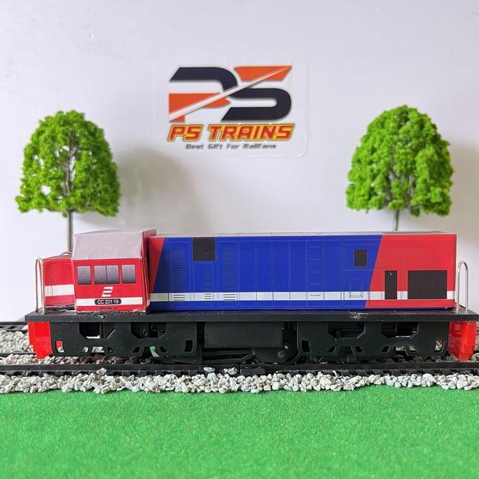 Mainan Kereta Api Indonesia , Lokomotif Cc201 Perumka Best Quality