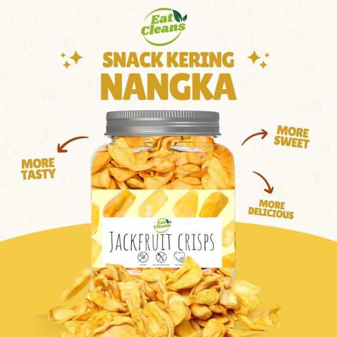 Cemilan Keripik Nangka Kering Dried Jackfruit Cemilan Sehat Nangka Kering  Cemilan Rendah Kalori Bua