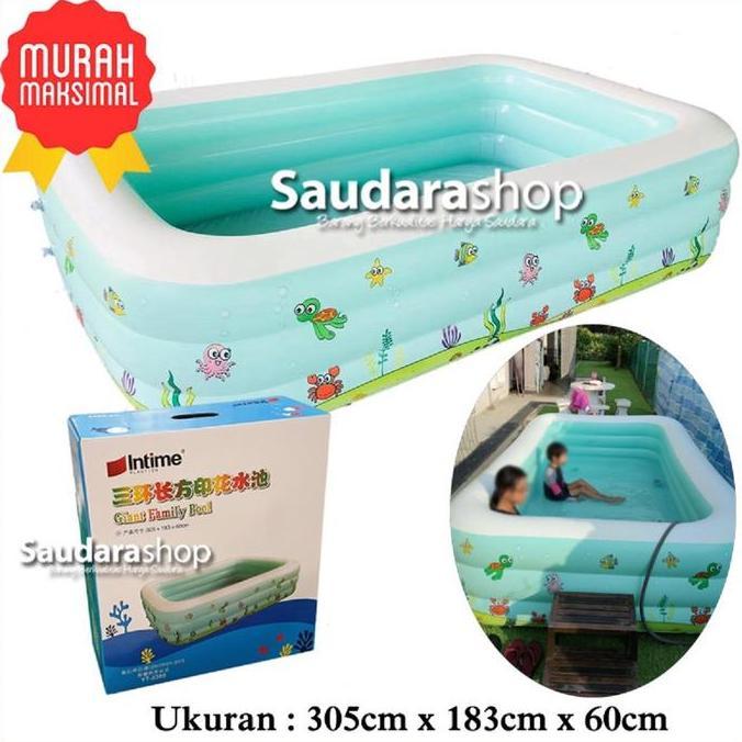 Intime YT-3305 Kolam Renang Anak [305x183x60cm] / Kolam Renang Intime