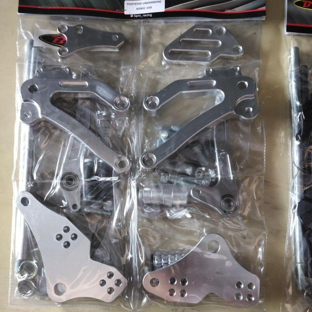 bpro racing footstep underbone sonic 150 honda GTR ub sonic150/gtr hitam black