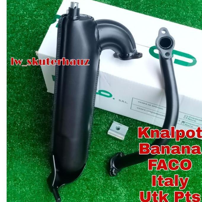 Knalpot FACO hitam utk smallframe pts dkk Terlaris