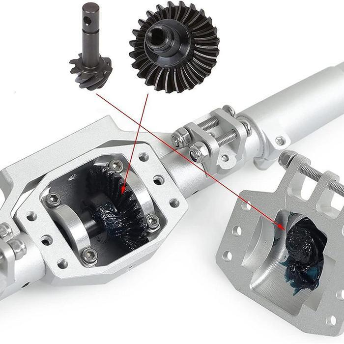 Reverse / Forward Metal Gear Pinion Bevel Gear 8T - 24T/ 27T/ 30T/ 33T Rc Axial Scx10 Ii 1/10 Bevel 