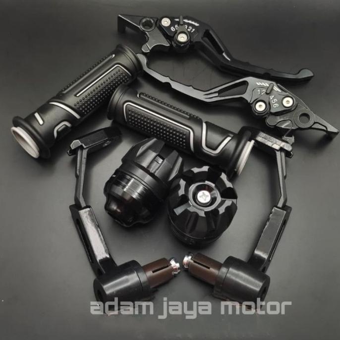 Paket Variasi 4IN1 Handle Rem Handgrip Robot Proguard Robot Jalu as depan  untuk semua jenis motor N
