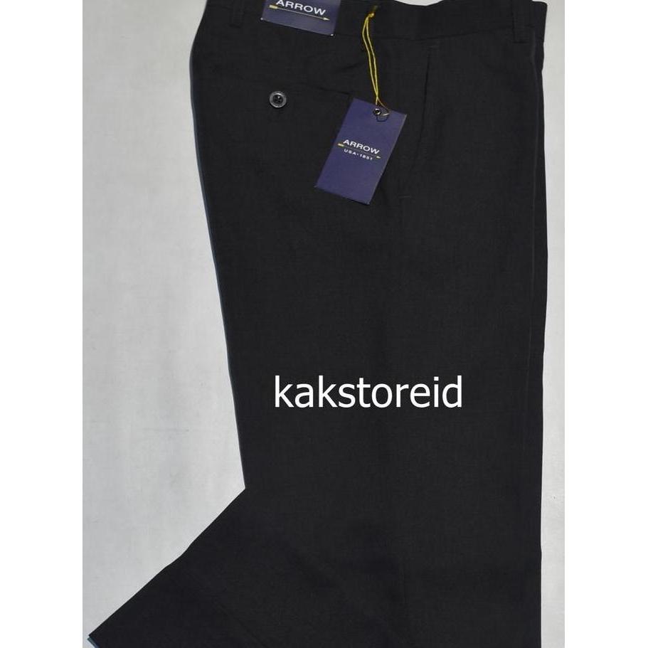 Celana Kerja Formal Pria ARROW Hitam ARC 34 #Celana  Panjang Kantor