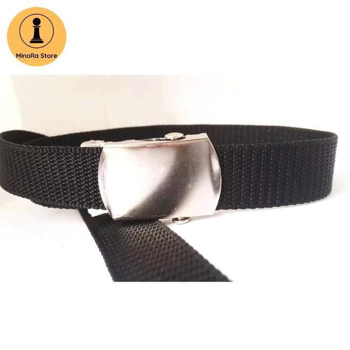 Best- Sabuk Sekolah - Sabuk Sekolah Nilon Polos - Ikat Pinggang Polos