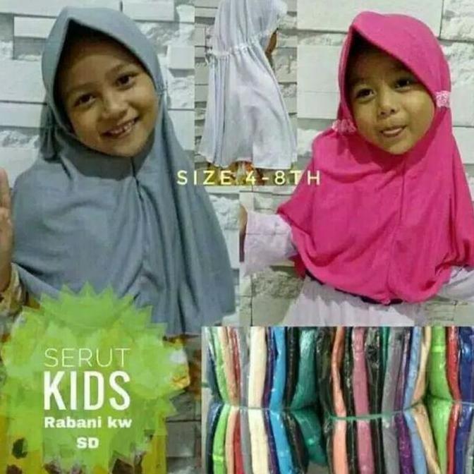 Best- Hijab Rabbani KW / Kerudung anak sekolah Tk Sd