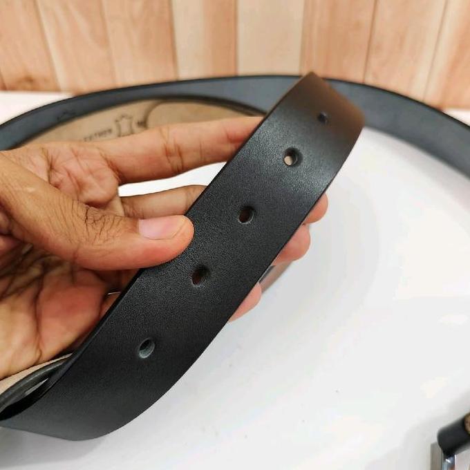 New- Ikat Pinggang Pria Full Kulit Selapis Asli 501