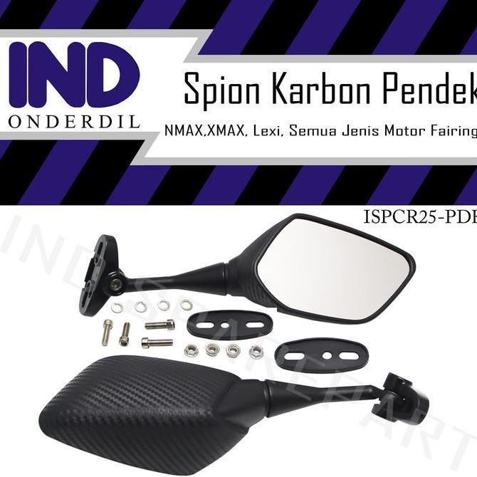 promo Spion-Sepion-Kaca-Pendek-Variasi-Karbon CBR-150-250-R-RR/Lexi/R25-R15 terlaris