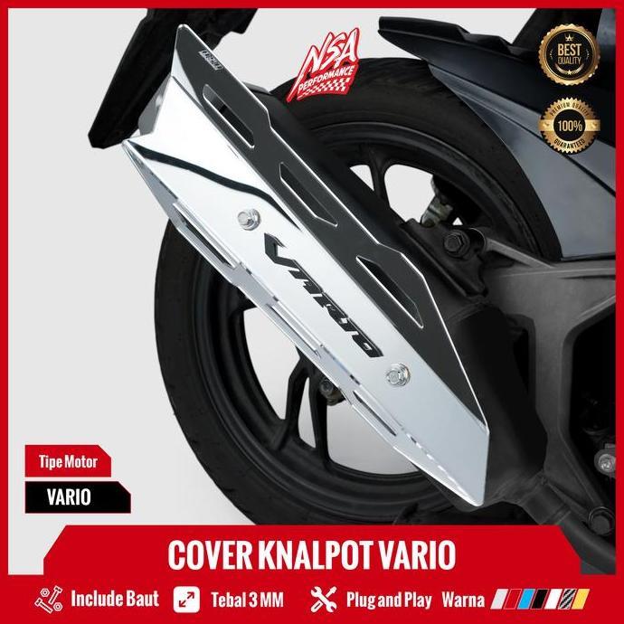 Nsa Cover Knalpot Vario 125 150 All Vario Tutup Knalpot Vario Aksesoris Vario Tameng Kenalpot Vario 