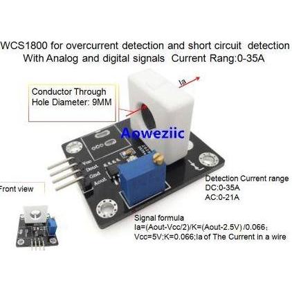Brrrr- Sensor Arus Ac 35A Wcs1800