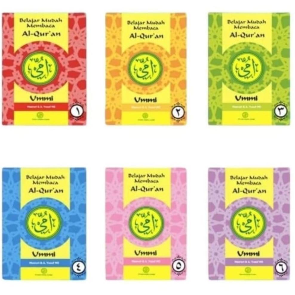Kitab Ummi Jilid 123456, Tajwid Dasar,Ghoribul Qur'An, Pra Tk Dan Prestasi Ummi