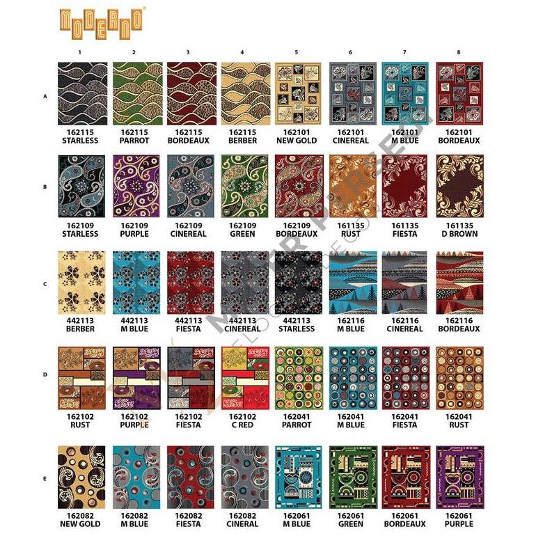 Karpet Moderno 160 x 210 cm