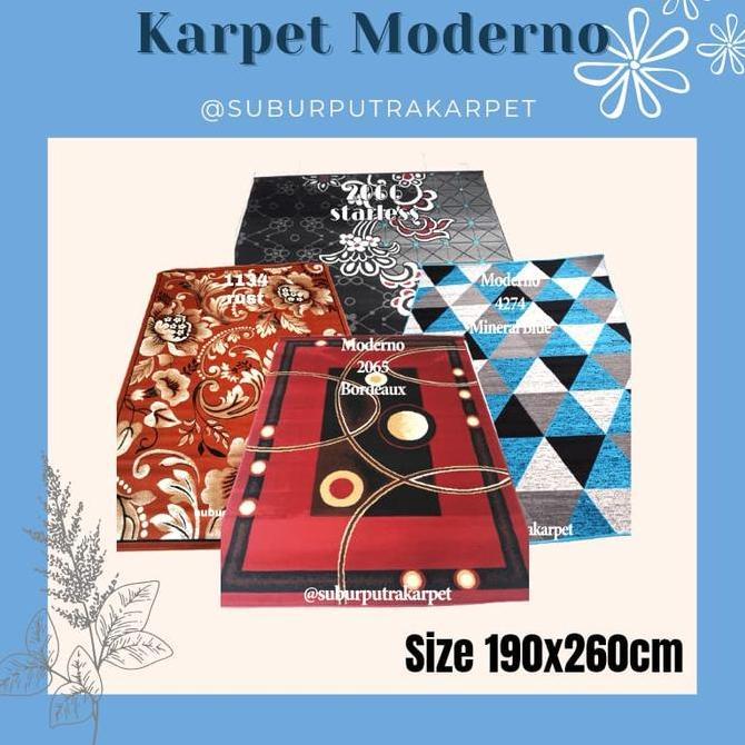 karpet moderno 190 x 260 cm
