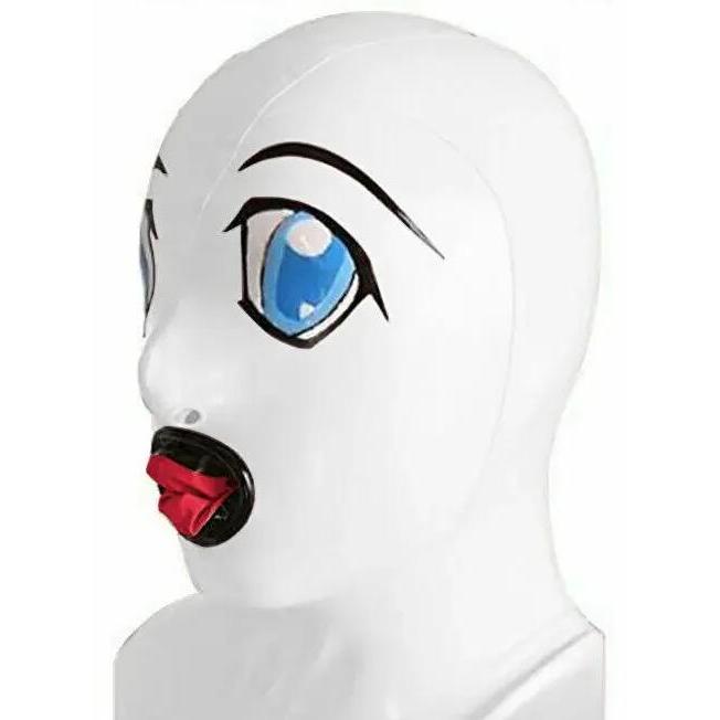 Realistisch Latex Rubber Mask Sexy Cosplay Fashion Cool Hood Gummi  S-XXL halloween party