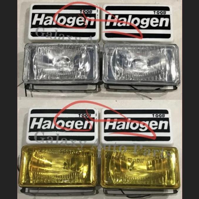 Foglamp lampu kabut kotak universal panther putih kuning