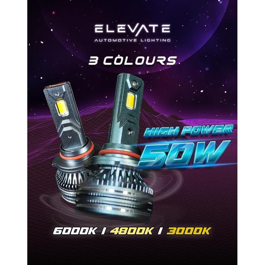 LED Tricolor H4 H7 H11 H8 H16 Foglights / Foglamp 6000K ; 4300K ; 3000K LED 3 warna Tricolour Lampu 