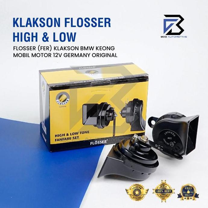Klakson Keong Mobil Motor Flosser (FER) Klakson BMW Germany 12v Original