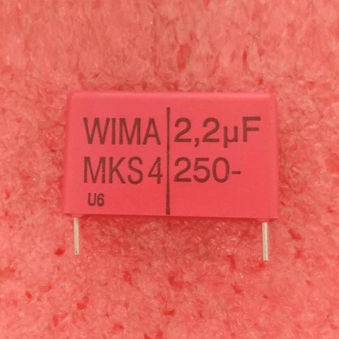 CAPACITOR KAPASITOR MKS 250V/VDC 2.2UF WIMA