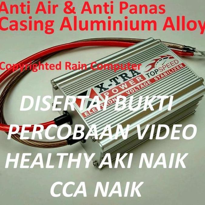 Volt Stabilizer Mobil Penstabil Tegangan Listrik Mobil Garansi 1 Tahun Premium