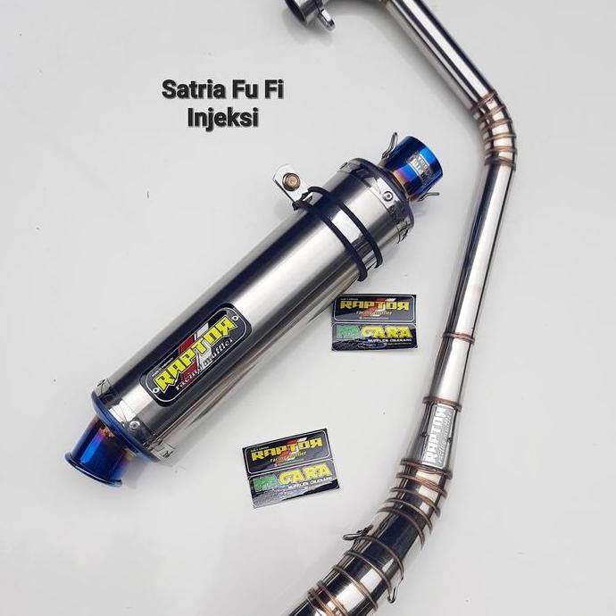 Knalpot Racing Stainless Satria Fu Fi Injeksi Original Raptor Terlaris