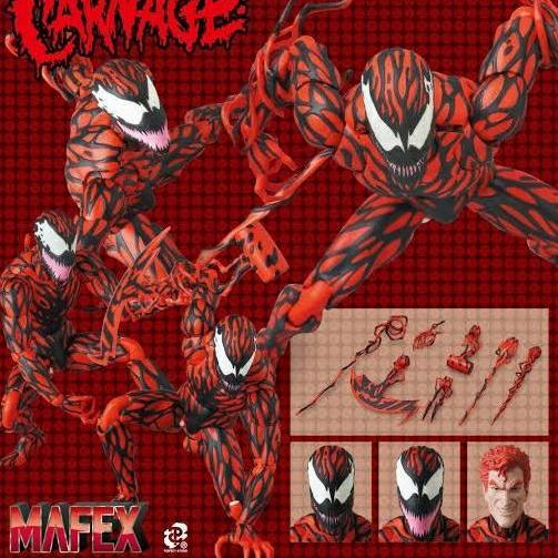 MAFEX NO. 118 MAFEX CARNAGE ( COMICS VER) KODE 1114