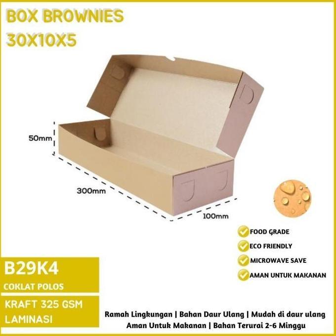 Good- Box Brownies 30x10 Dus Brownies 30x10 (B29K4)