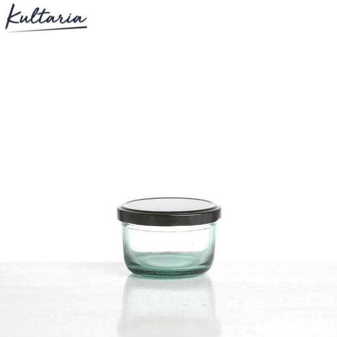 Good- JAR TOPLES KACA BENING + TUTUP SENG, BOTOL MASON JAR 125ML SERBAGUNA