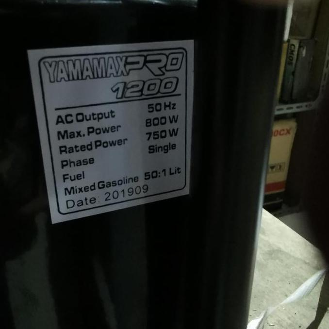 Diskon Mesin Genset Yamamax Pro 1200 Rubicon