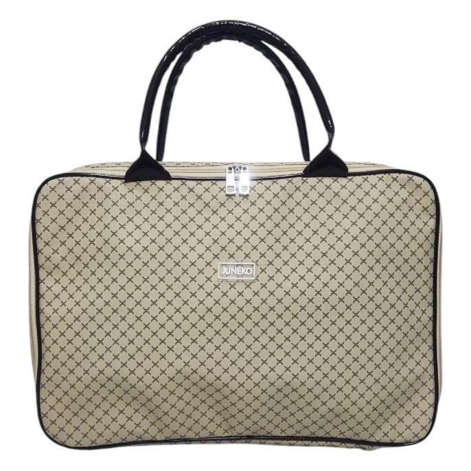 Kuyy- Juneko Koper Motif Medium - Tas Koper Motif Tas Pakaian Travel Wanita Mudik Ukuran Sedang