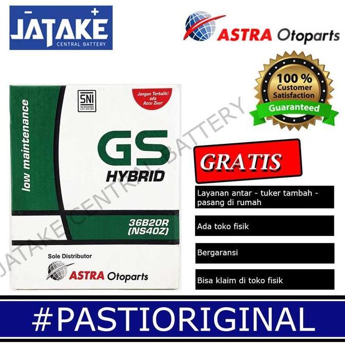 Promo Aki basah mobil AVANZA Ns40Z / Ns 40Z GS Astra Hybrid Diskon