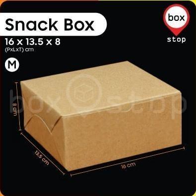 Good- Kotak Snack Box - Dus Katering Catering - Box Kue - 16x13.5x8 cm