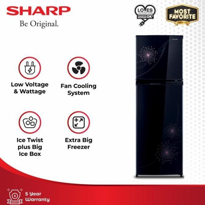 Kulkas Sharp 2 Pintu - SJ-317MG
