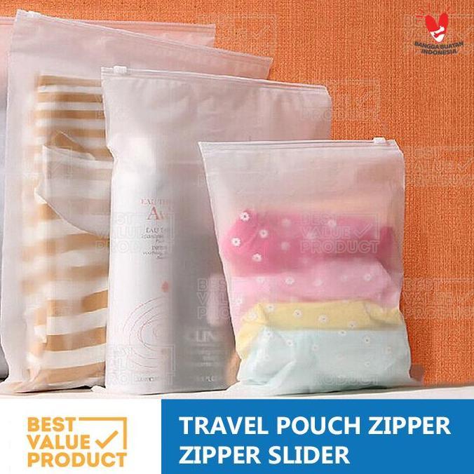 Kuyy- (Pack) Zipper Pouch Bag 33 X 25 Travel Pouch Storage Zipper Slider 33X25