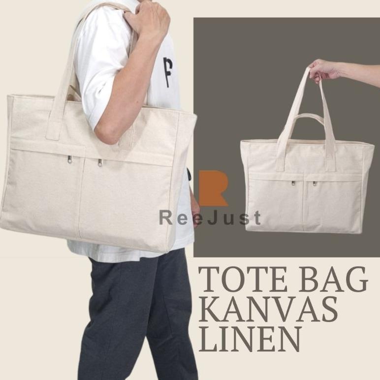 Good- Tote Bag Besar Resleting / Tas Jumbo