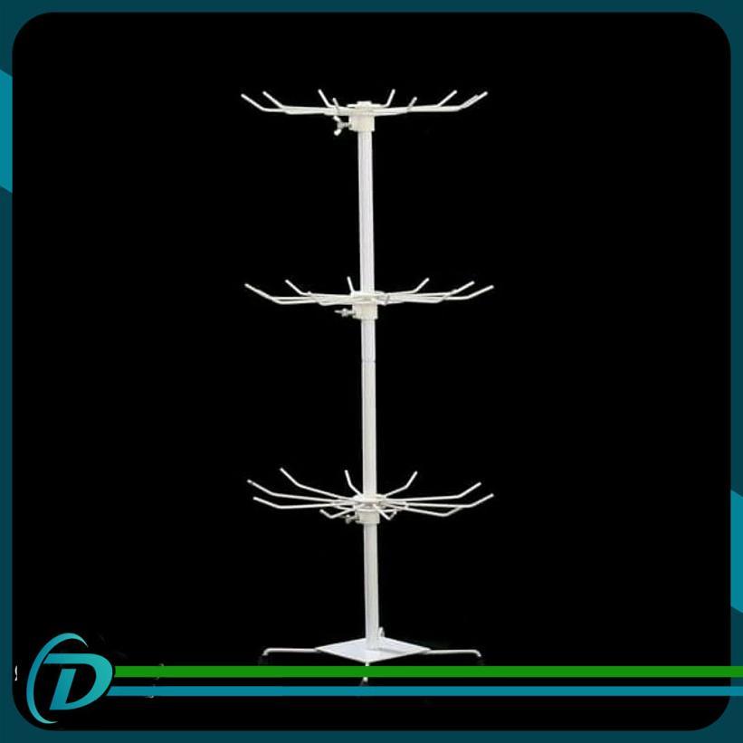 Rak Putar Display Matahari 3 Susun - Rak Aksesoris