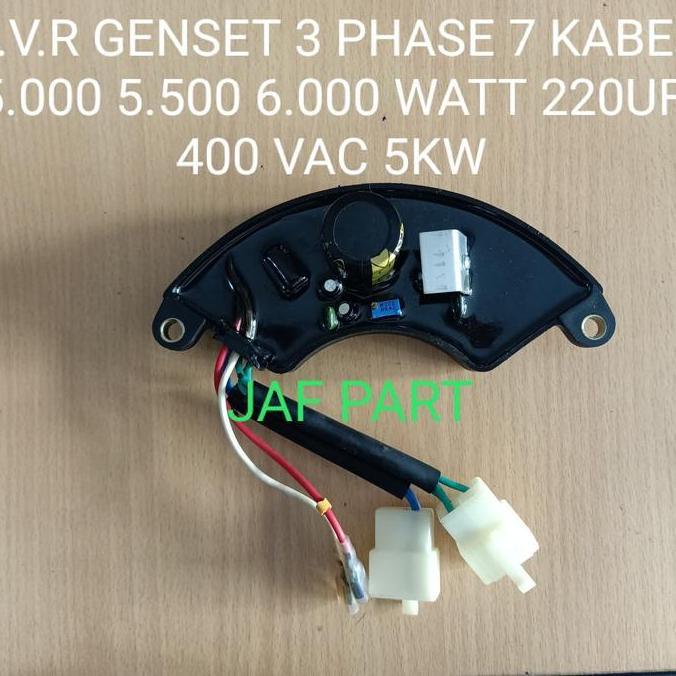 Miliki Avr Genset 7 Kabel 3 Phase 5Kw