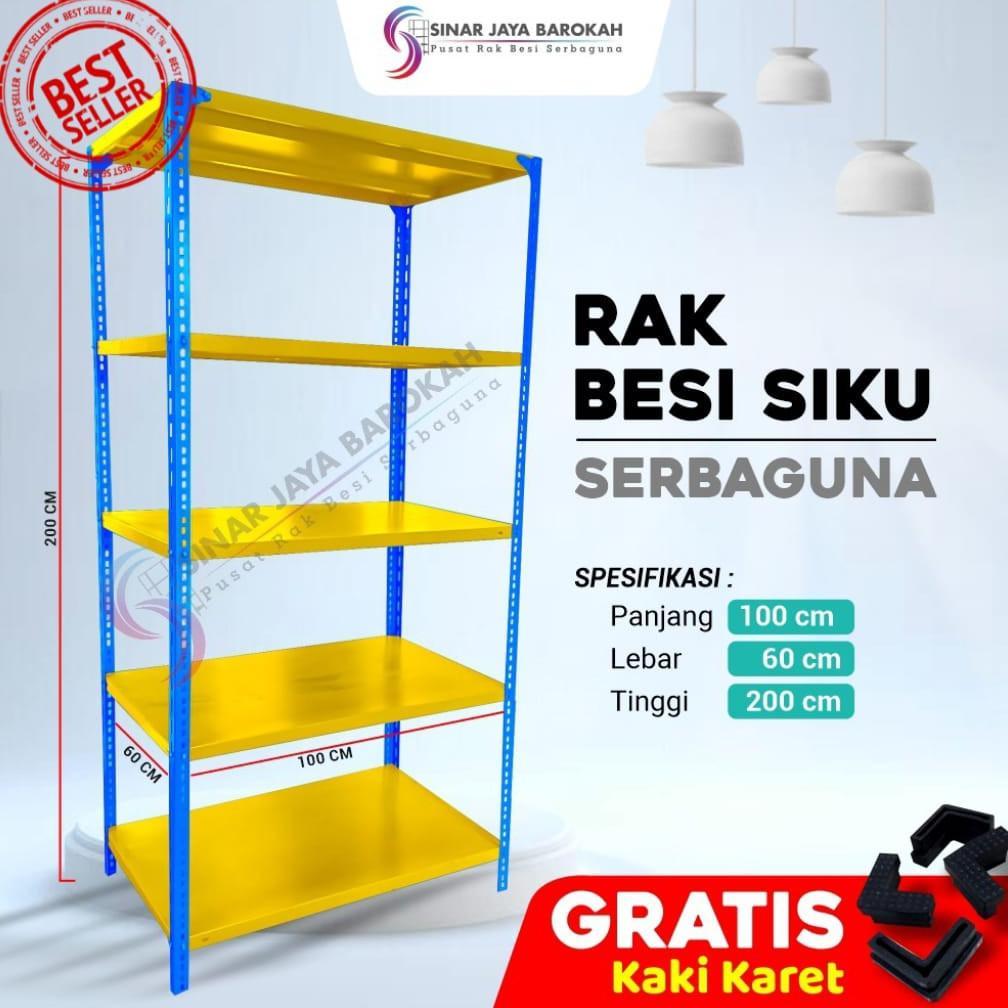 RAK BESI SIKU LUBANG UK L60XP100XT200 CM