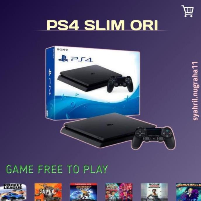 Terlaris Promo Spesial Ps4 Ps 4 Slim Playstation Sony Hdd 500Gb S/D 1Tb Original ( Second )